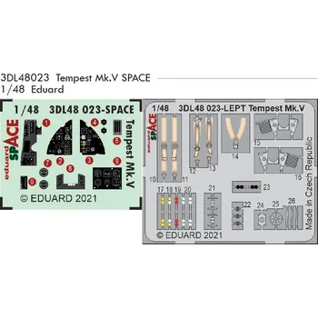 Plastikový model 1/48 Tempest Mk.V SPACE (EDU)