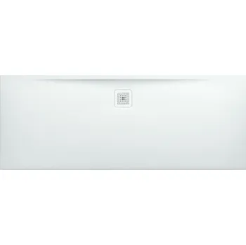 Sprchová vanička Laufen Pro - vanička obdélníková 200x100 s odtokem na delší straně, Marbond bílá H2119570000001