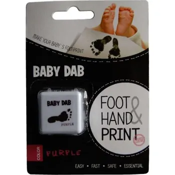 BABY DAB Barva na dětské otisky fialová