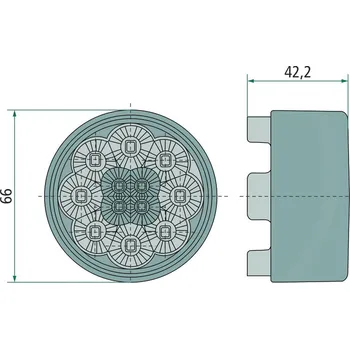 Směrový světlomet Hella LED směrové světlo pro Fendt, G737900020070