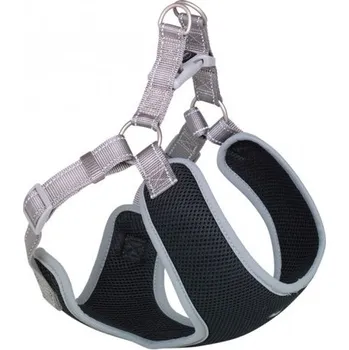 Postroj pro psa Nobby Nobby BLACK MESH REFLECT hrudní postroj šedá XL