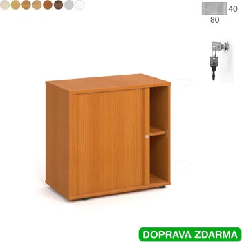 Policová skříň SPRZ 80 40 L Hobis - Přístavná skříň ke stolu roleta levá