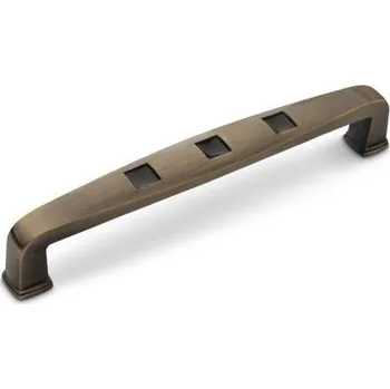 Nábytkové kování Interex CUBATA nikl černý broušený 96 mm