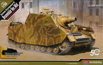 Plastikový model Academy German Strumpanzer IV Brummbär Ver.Mid 1:35