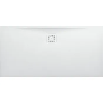 Sprchová vanička Laufen Pro - vanička obdélníková 160x100 s odtokem na delší straně, Marbond bílá H2119550000001