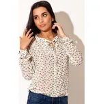 Dámská halenka K135 - KATRUS ecru s potiskem L