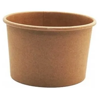 Kelímek papírový HNĚDÝ EKO 250ml na polévku/salát CAT250