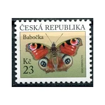 Poštovní známka Česká pošta (2020) č. 1103 **- Česká republika - Motýl: Babočka