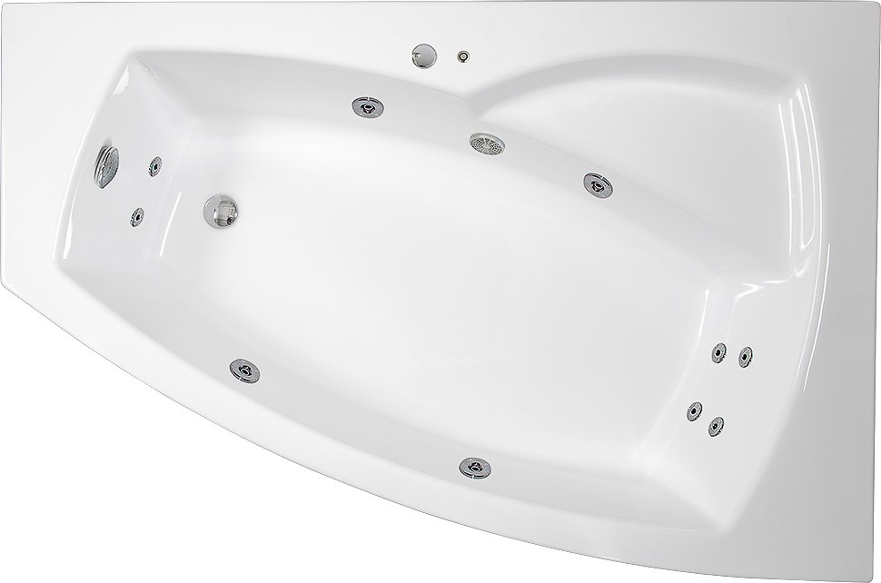 ARTTEC THALEILA SURF 160 x 105 cm hydromasážní akrylátová vana PRAVÁ Prodloužená záruka