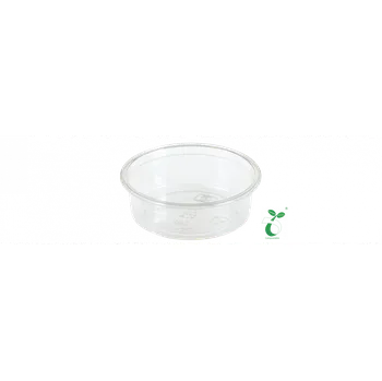 Jednorázové nádobí Kelímky na dip |&nbsp;60ml | Transparentní | Kompostovatelné | Z PLA Balení: 40 Ks