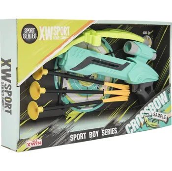 Dětská zbraň Teddies Kuše se šípy na přísavky 