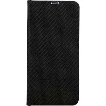 Pouzdro na mobilní telefon Pouzdro Samsung A72 Luna Carbon Book knížkové černé (kryt neboli obal na Samsung A72)
