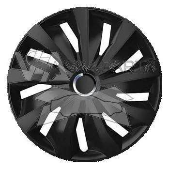 Poklice na kolo COMPASS Kryt kola 16'' GRIP PRO BLACK sada (4 ks)