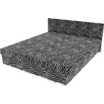 Postel Dvoupostel Zebra 200 × 180 cm lamelová