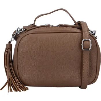 Kabelka Dámská koženková kabelka Emila, hnědá