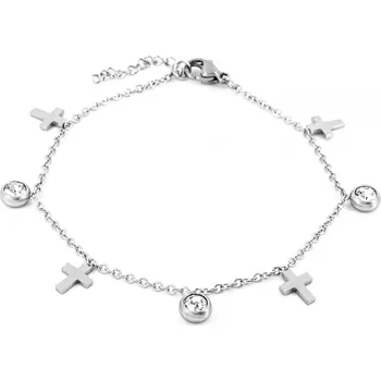 Náramek BRUNOshop.cz Náramek KŘÍŽEK s kamínky