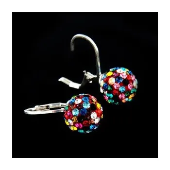 Náušnice Stříbrné náušnice s klasickým zapínáním