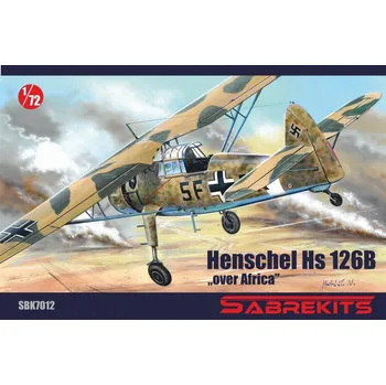 Plastikový model SabreKits 1/72 Hs 126 „Afrika“