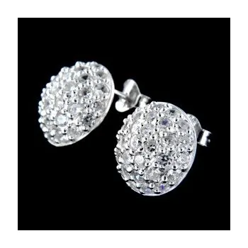 Náušnice Stříbrné náušnice na puzetu