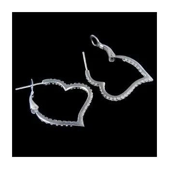 Náušnice Stříbrné náušnice s klasickým zapínáním