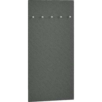 Věšák Panel nástěnný šedý HYGA 10