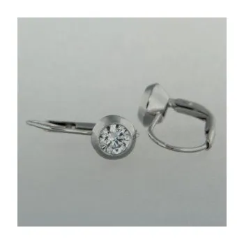 Náušnice Zlaté náušnice z bílého zlata