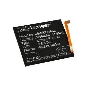 Baterie pro mobilní telefon Baterie Nokia HE342 3,85V 3000mAh