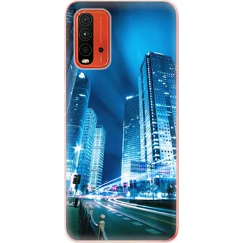 Pouzdro na mobilní telefon Odolné silikonové pouzdro iSaprio - Night City Blue - Xiaomi Redmi 9T