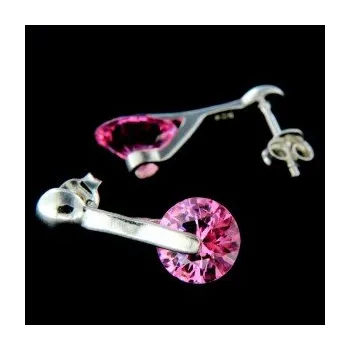 Náušnice Stříbrné náušnice na puzetu