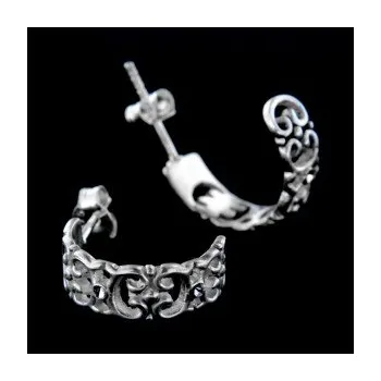 Náušnice Stříbrné náušnice na puzetu