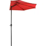 DEMA Půlkruhový slunečník 300 cm La Spezia, červený