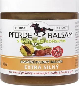 Masážní přípravek Vivaco Herbal Extract Pferde Balsam extra silný 500 ml