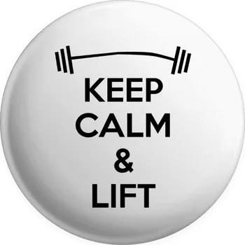 Placka Keep calm and lift