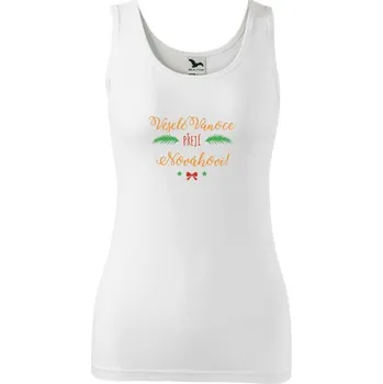 Dámské vánoční tílko Veselé Vánoce přejí... (příjmení)