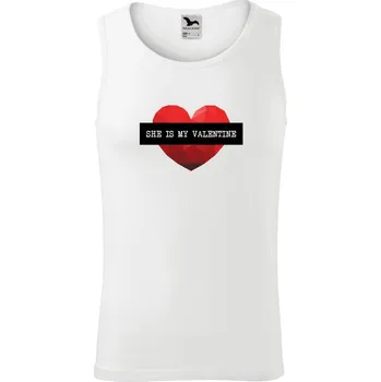 Pánské tílko Pánské tílko Malfini Core She is my Valentine