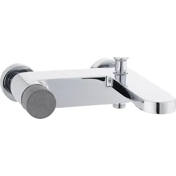 Vodovodní baterie SAT Fusion vanová páka beton SATBSFU222B