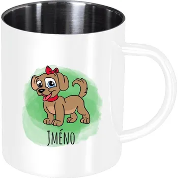 Nerezový hrnek Pejsek