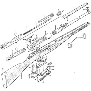Počítačová hra Mosin 1891/30, 1938, 1944 Záchyt zápalníku