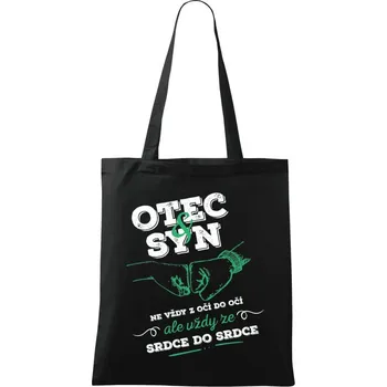 Látková taška Otec a syn, ze srdce do srdce
