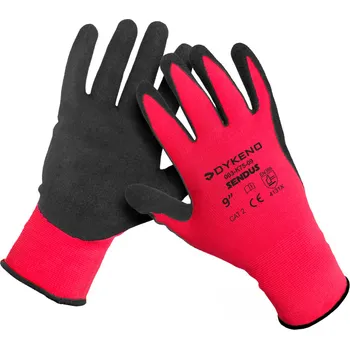Pracovní rukavice Sendus textilní rukavice máčené v pěnovém nitrilu 07