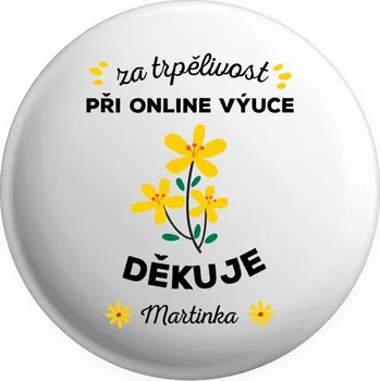 Placka Za trpělivost při online výuce