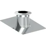 Komíny CZ Průchodka nerezového komínu pro střechu 5°-15° s límcem 150-32,5 mm