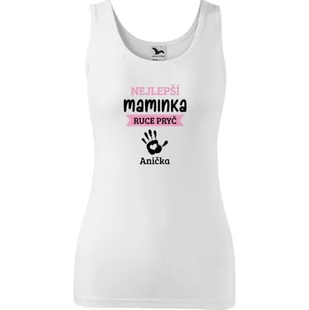 Dámské tílko Malfini Triumph Nejlepší maminka, ruce pryč - 1 dítě
