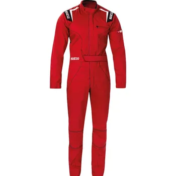 Dámský overall Kombinéza Sparco MS-4 pro karting nebo mechaniky červená L