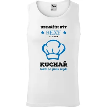Pánské tílko Pánské tílko Malfini Core Nesnáším být sexy, ale jsem kuchař