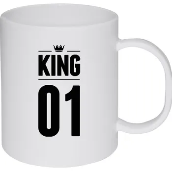 Hrnek 330 ml - plastový King s vlastním číslem
