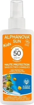 Přípravek na opalování Alphanova BIO Sun Kids SPF50 125 g