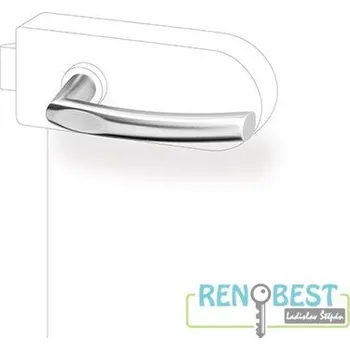 Dveřní kování AC-T Ilsa klika pár nerez bez rozet