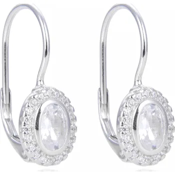 Náušnice NUBIS® Stříbrné náušnice na klapku - NB-3476