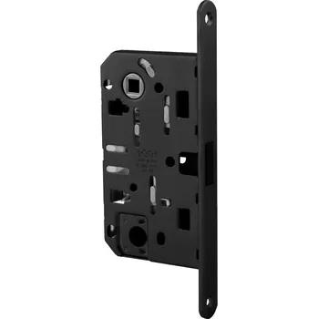 Dveřní kování MP kování Zadlabací zámek MEDIANA POLARIS WC černý Rozteč: 96 mm